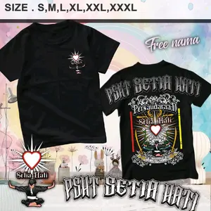 T-shirt kaos anak viral tik tok PENCAK SILAT PSHT KIDS ANAK E WONG PSHT A6  bahan polyester 24s tebal halus sablon dtf Fashion