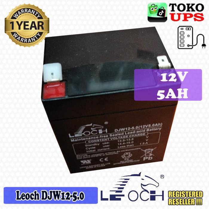 Gambar Aki Kering Leoch 12V 5AH DJW125 Baterai UPS Leoch DJW12-5.0 - Bubble dari TokoUPS Kota Administrasi Jakarta Pusat Tokopedia