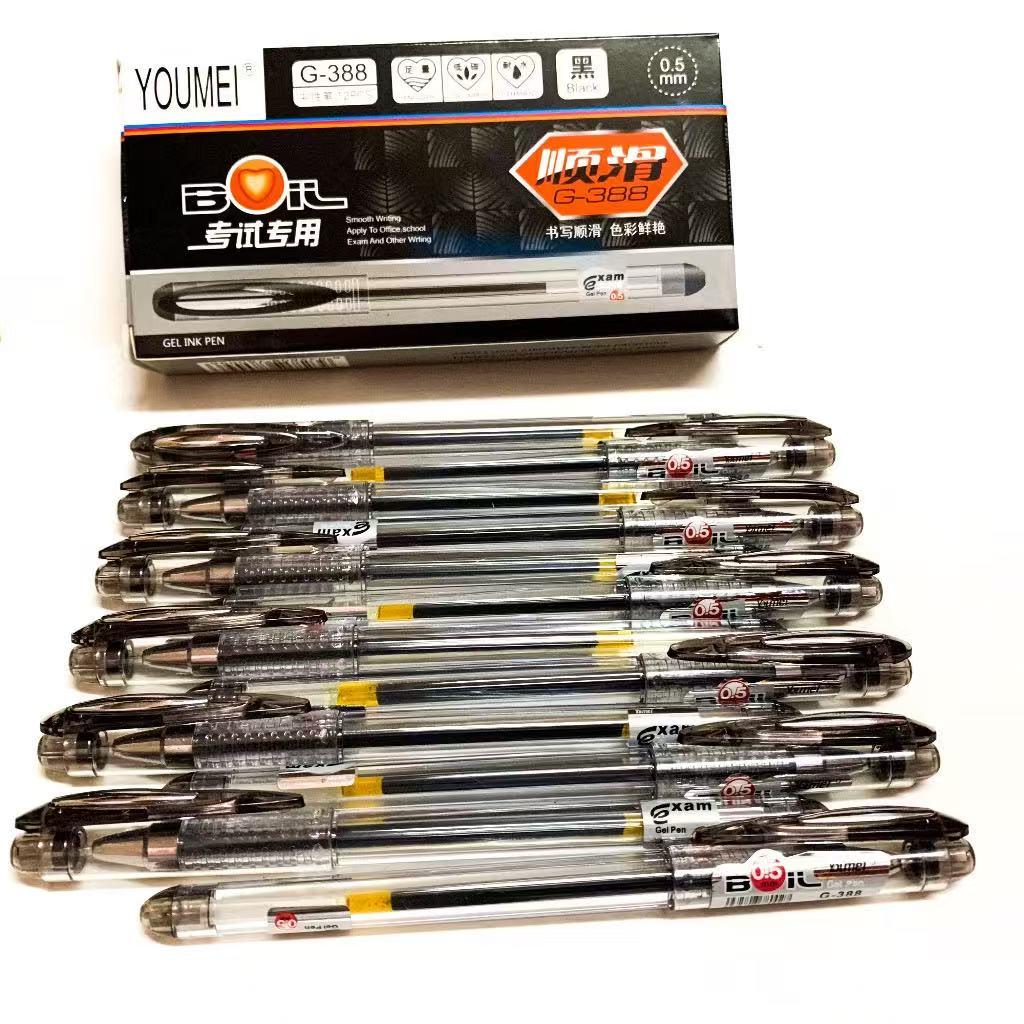 12pcs/box 0.5mm Sign Pens Student Writing BallPen Office Black Neutral ...