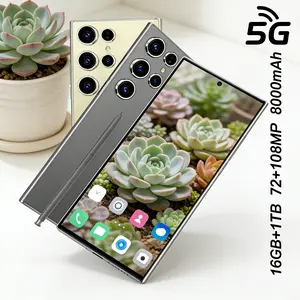 [Jaminan Uang Kembali] Handphone Android 14 Layar 7,3 Inci 12GB+512GB Baterai 8000mAh Kamera 72MP+108MP 5G Dengan S Pen Pro dan Mode Pro Video 8K Ponsel Flagship Titan Frame Fast Charging 45W Bisa COD