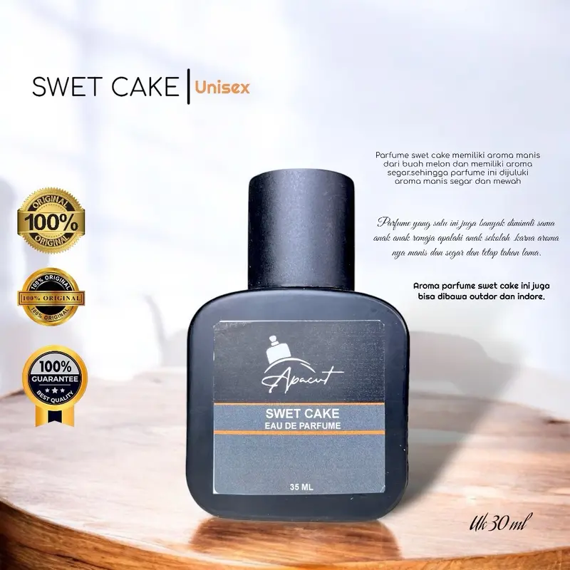 PARFUME SWET CAKE .Aroma Melon Segar untuk Anak Sekolah dan Pasangan Anda - Laki-Laki, Manis, Mengandung 0