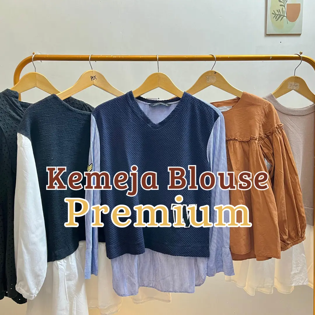 KODE 01-100 KEMEJA WANITA BLOUSE PREMIUM