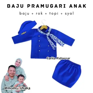 Baju Pramugari Kostum Profesi Karnaval Anak dan Bayi Katun