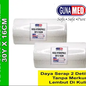 Kasa Steril / Kasa Hydrophile / Kasa Kasa Gulung Uk. 30yard x 16cm / Perban