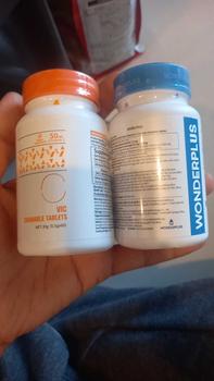 Product Review of [COMBO vitamin C + D Canxi] Viên Nhai Bổ Sung Vitamin Wonderplus (60 viên/hộp) - Giúp Làn Da Rạng Rỡ - Tăng Cường Đề Kháng - Hỗ Trợ Tăng Chiều Cao - Giúp Xương Chăc Khỏe from k** q**n ** 1