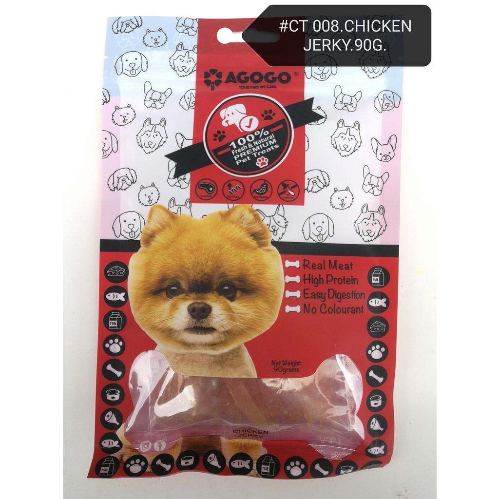 Agogo Dog Treat Chicken Jerky 90gram Snack Food Feed [Treats] Ayam Makanan Anjing
