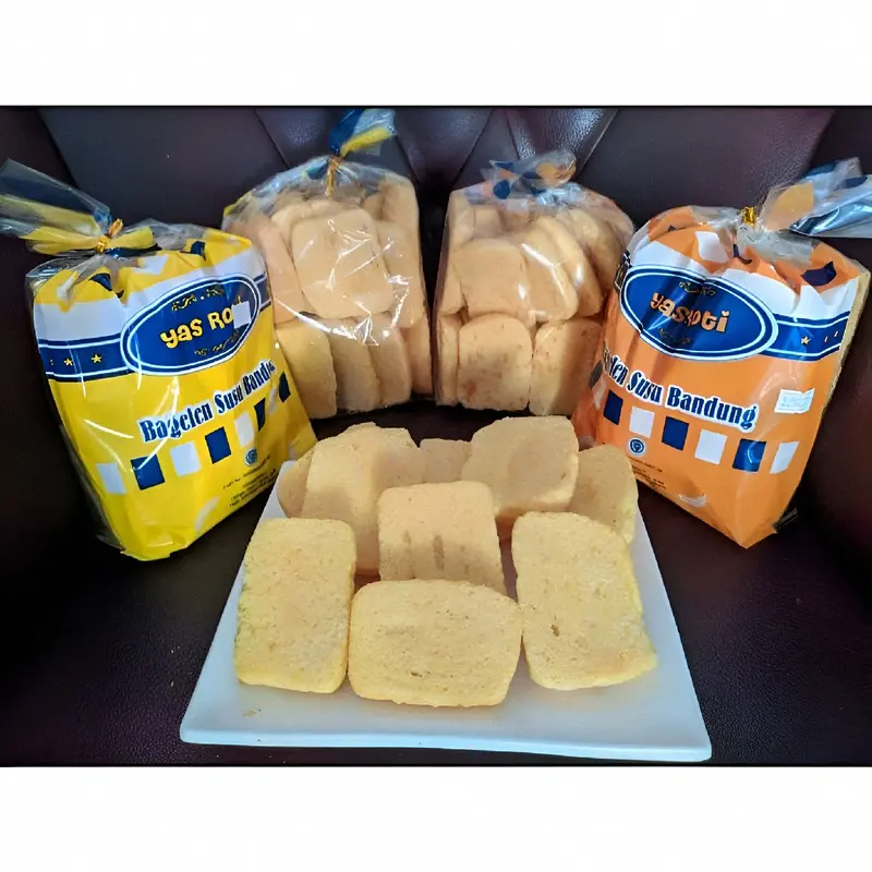 roti kering bagelen 1 dus isi 4 kantong Coklat bukan  Frozen coklat Kacang Maryam Camilan Food Halal Keju Lezat Snack Sembako 1
