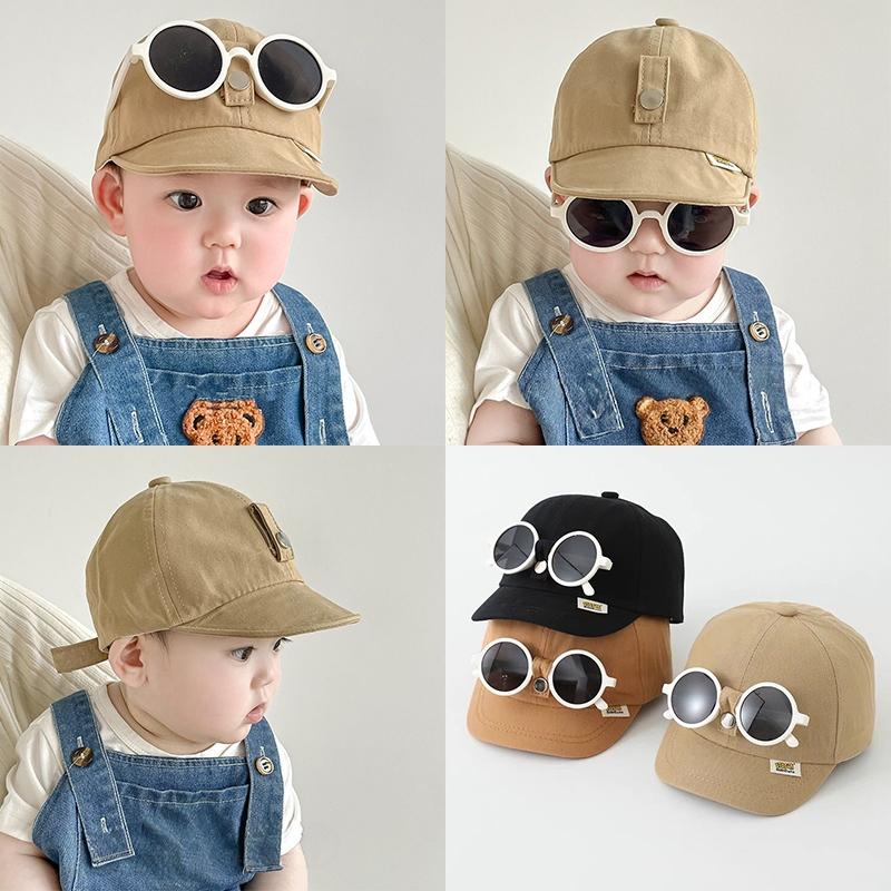 Mũ Lưỡi Trai Kèm Kính Mát Cho Bé, Thiết Kế 2 Trong 1, Kính Tháo Rời – Mũ Điều Chỉnh Size Từ 2-4 Tuổi 1