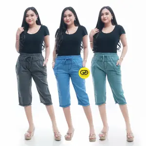 Celana Wanita Jeans 7/8 100ribu dapat 3pcs untuk Cewek Dewasa Pendek Panjang