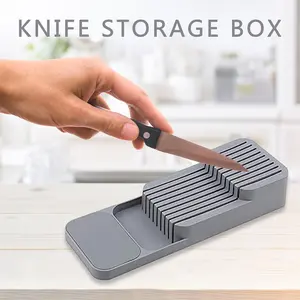Rak Organizer Dapur Tempat Pisau Cutlery Storage Box - PP23