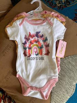 Product Review of Bodysuit Lengan Pendek Isi 3 Baby Boy dan Girl Bahan Katun Untuk Anak Laki Laki dan Perempuan Usia Newborn Sampai 9 Bulan from A**h s**a 0