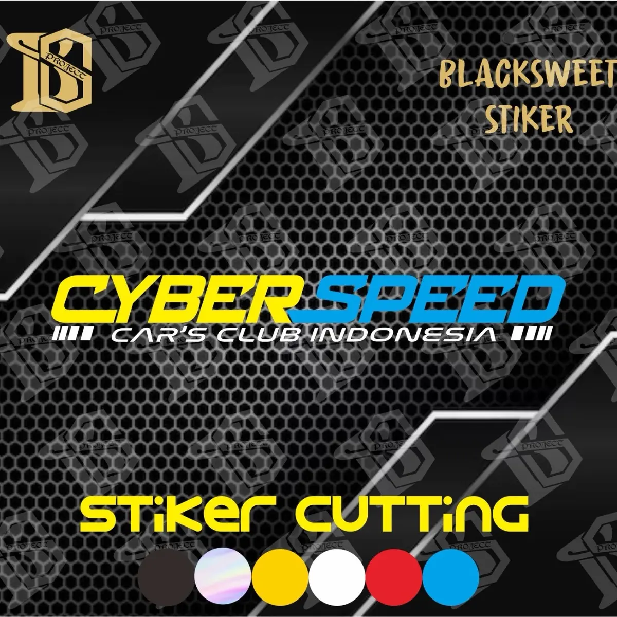Stiker cyberspeed Stiker cutting | Stiker jdm