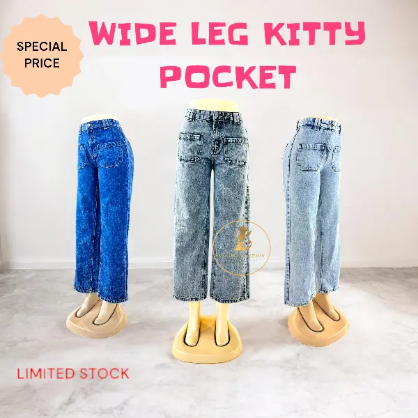 WOMEN'S KITTY POCKET WIDE LEG