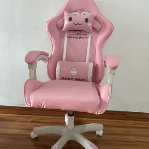 KURSIGAMER HIDROLIK PREMIUM - Nyaman Main Game 8 Jam & Kerja! Bahan Kulit PVC Anti Bocor, Sandaran Bisa Rebah 180°, Armrest Adjustable, Rangka Baja Kuat + Bantal Leher Gratis  - UNTUK GAMER & WFH!