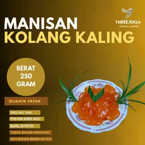 MANISAN KOLANG KALING RASA JERUK SUPER PREMIUM BERAT 250GRAM Tanpa Bahan Pengawet Aman untuk Semua Kalangan