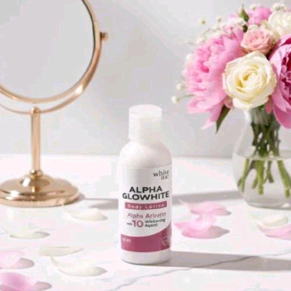 [60ml] Alpha Glowhite Body Lotion Whitening & Moisturizing| Body Cream Body Lotion Menghidrasi Kulit