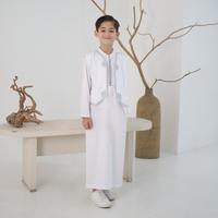 Gambar Kawan Muslim - Jubah Gamis Thobe Anak Bordir + Rompi Vest 2in1 Setelan Baju Muslim Anak Laki Laki Terbaru Modern - Hitam, 12 dari Kawan Muslim_NEW Kota Banjar 4 Tokopedia