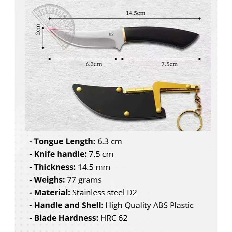 XEPHORA (COD) PISAU DORI JEPANG SUPER TAJAM PISAU GANTUNGAN KUNCI PISAU DAPUR DAGING Kitchenware 5