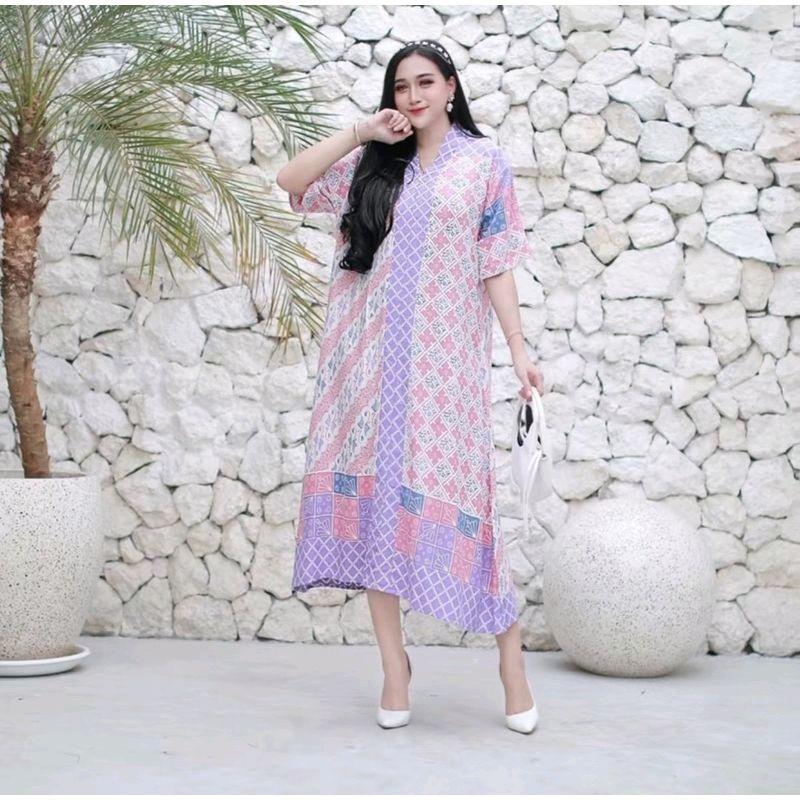 Daster ziggy belbon Ld 120 PJ 110 bahan rayon  super premium Dress Wanita Busui 1