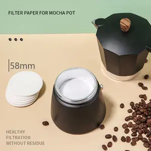Kertas Filter Paper Bulat Untuk Moka Pot & Aeropress Dan alat seduh Kopi Manual Lain Berbagai Ukuran Diameter