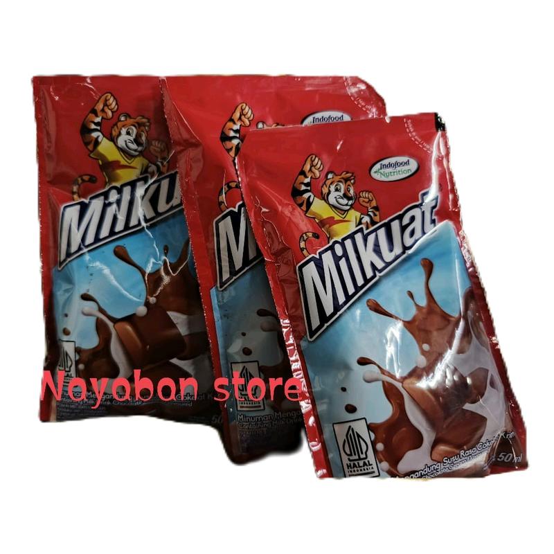 milkuat pouch paket 10 cokelat 50ml Susu 1
