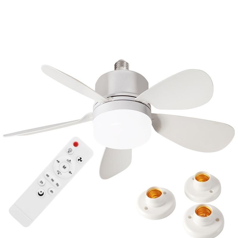The New E27 Smart Fan Light 40W 30W Wireless Remote Control Led ...