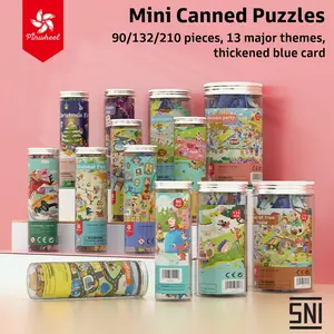 pinwheel Mainan Puzzle jigsaw puzzle Animal concert Lawn birthday party 90 pcs anak kartun lucu Mainan vigsaw puzzle mini puzzle