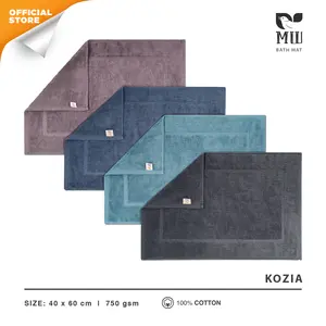 Keset Kaki Morning Whistle Kozia - Keset Bambu Kamar Mandi 40×60cm / Keset Kamar Mandi / Keset Serap Air / Keset Handuk / Bath Mat