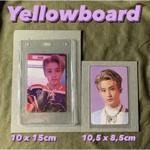 Yellowboard Photocard - Pelindung PC Packing 10x15cm & 10,5x8,5cm untuk Koleksi Kartu Anda Optimal Protection Ready Stock