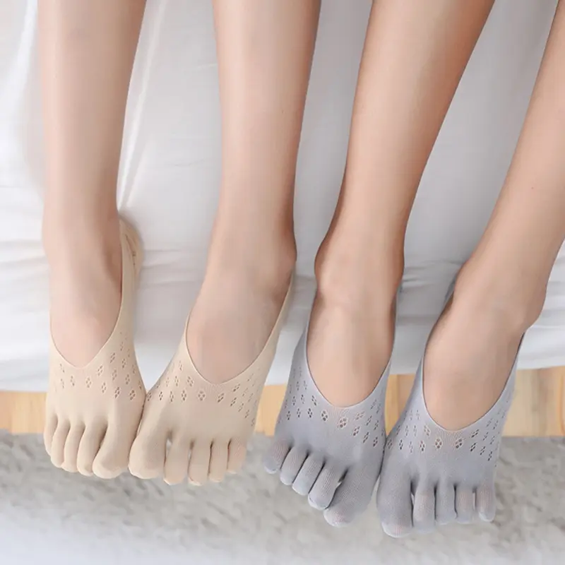 Women's Five-finger Boat Socks Breathable Thin Socks