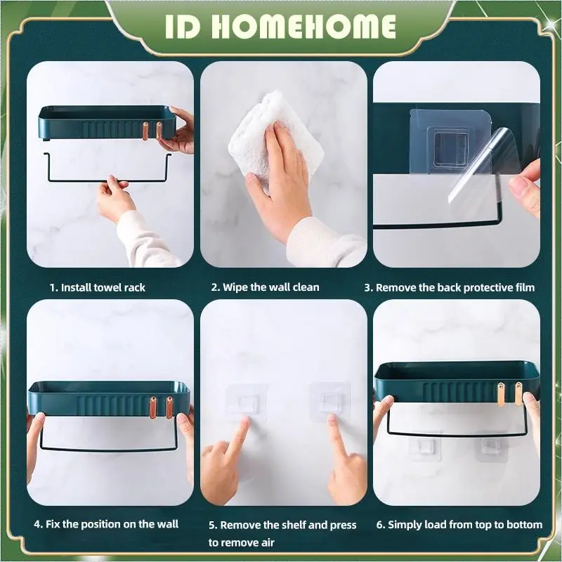 ID HOMEHOME Rempah-rempah Dapur Kitchen Spice Rack sink Organizer rak Gantung Dinding Rak Penyimpanan Multifungsi 1