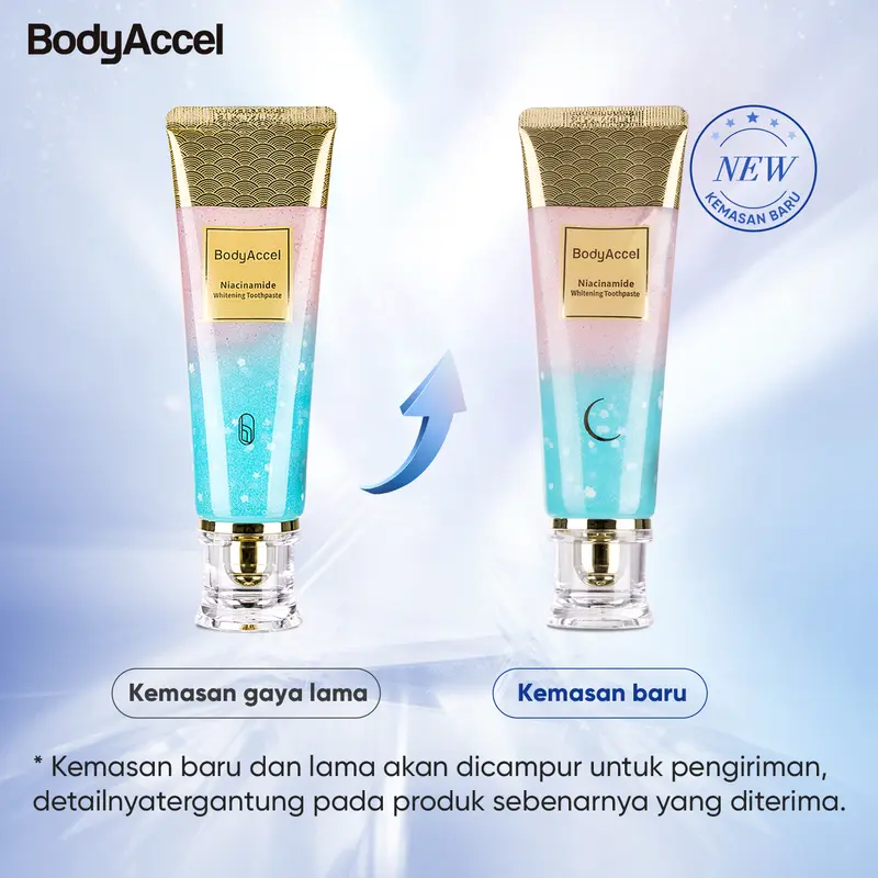 【Hanya untuk 1000 pengguna pertama】Pasta Gigi Probiotik  Niacinamide 【Tripel Whitening】 Pasta Gigi Penghilang Noda untuk Koreksi Warna Gigi, Gigi Sehat & Gusi & Karang Gigi Mulut Memutihkan 1