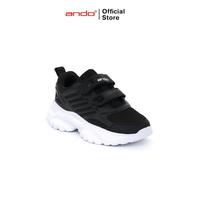 Gambar Ando Official Sepatu Sneakers Iguchi 03 V Anak - Hitam/Putih - Hitam/Putih, 31 dari Ando Official Store Kota Bekasi 2 Tokopedia