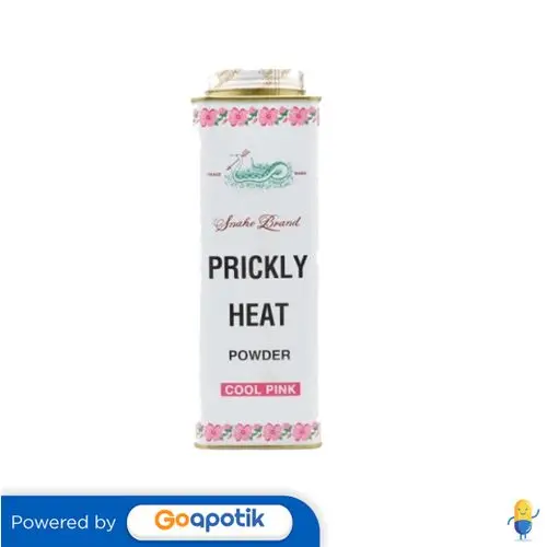PRICKLY HEAT POWDER COOL PINK 300 GRAM KALENG