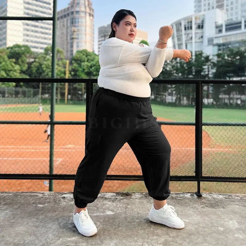 Bigins - Leo Jogger Cargo Pants/Jogger Pants Wanita/ Celana Sport/ Celana Olahraga - JLP013 4