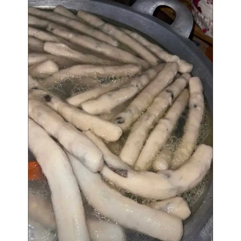 Kerupuk Basah Isi Tengah, 5 Lungkung Ikan Toman Frozen Makanan 3