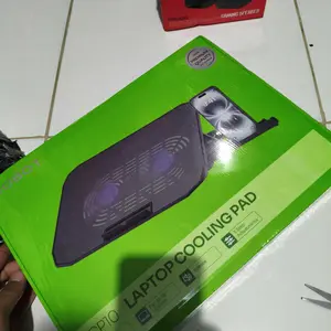 ROBOT Laptop Cooling Pad RCP10 Kipas Pendingin Holder Dual Port USB-A Laptop - Garansi 1 Tahun [BISA COD]