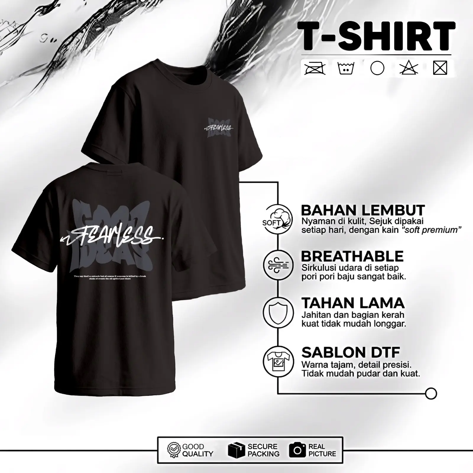RIOTWEAR - Kaos Good Ideas Regular Fit Cotton Baju Pria Wanita Lengan Pendek Atasan Tshirt Distro