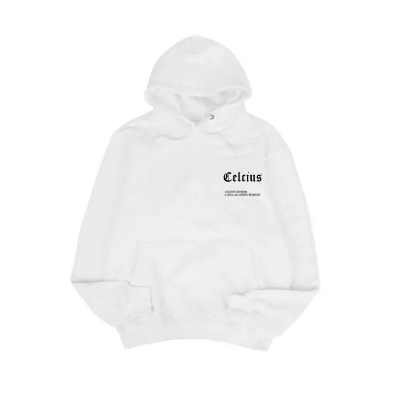 Hoodie Distro Celcius Mediaval Sweatershirt Putih Pria Wanita Unisex Casual Keren Fleece Baju Dewasa 2