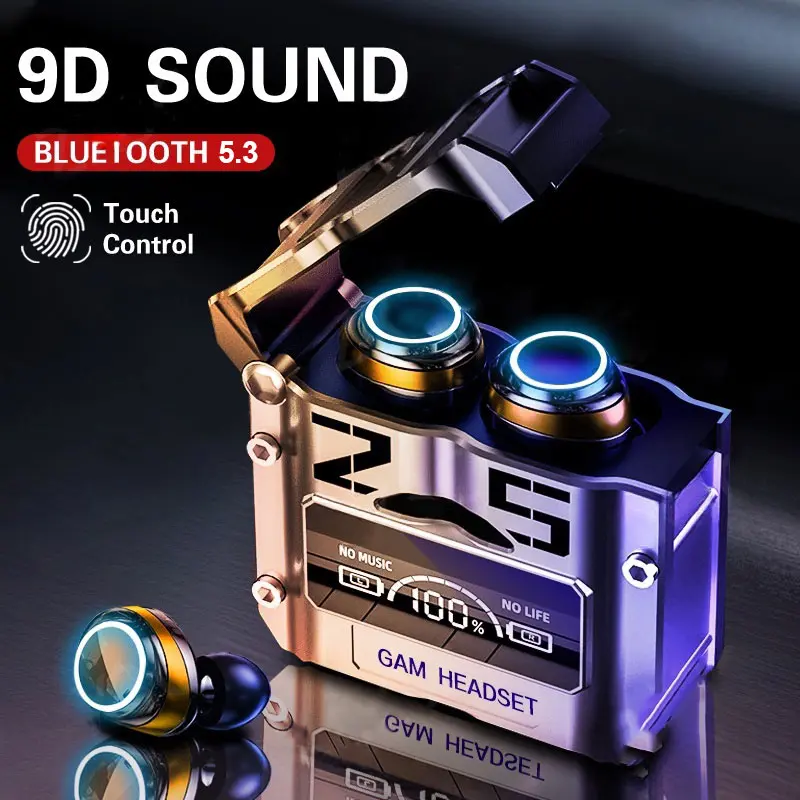 M25 TWS Wireless Headphones Bluetooth Earphones Touch Control Noise Reduction Stereo Waterproof Earbuds Headsets With Microphone