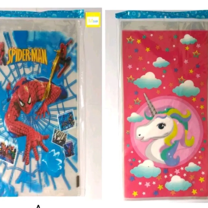 PLASTIK SNACK ULANG TAHUN KARAKTER SEDANG UKURAN 40 X 20 ISI 10 OPP PLASTIK BUNGKUS SNACK
