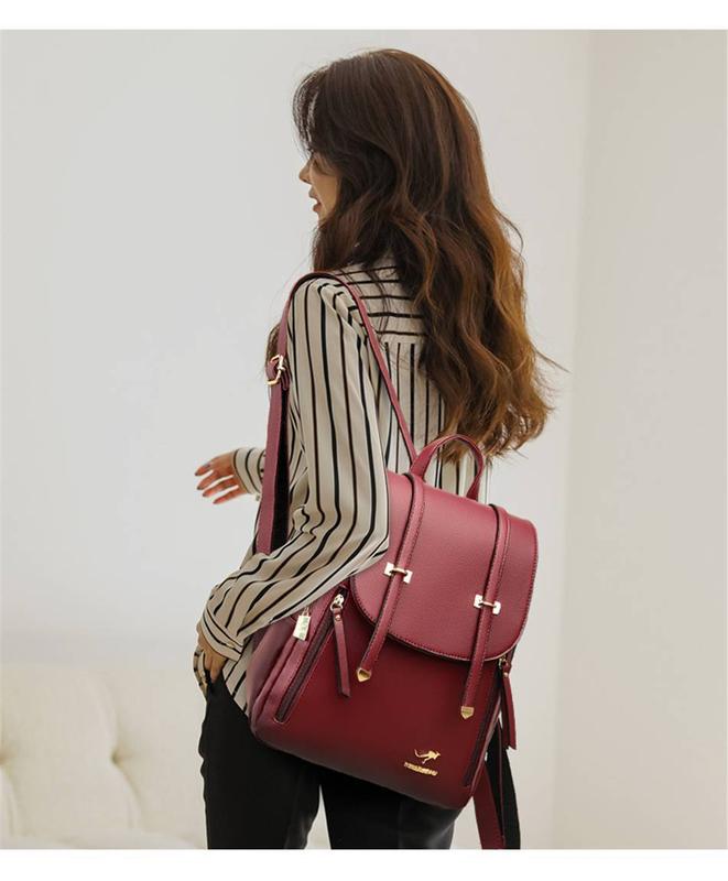Gudang Tas Bdg - Tas Ransel Wanita Terbaru Tas Wanita Korea Style Tas Ransel Kulit Wanita Backpack Fashion 9