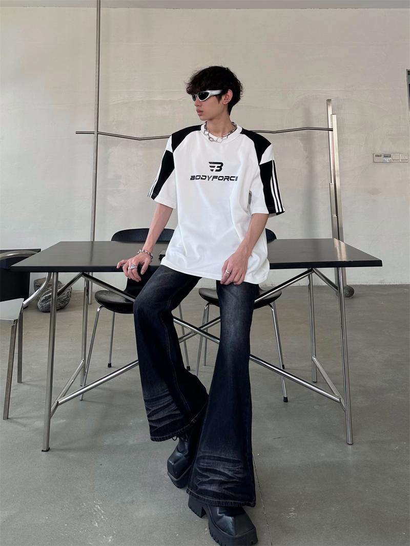 Product Introduction of High quality 2 Color v neck Winnersquad printed T-shirt for both men and women 8
