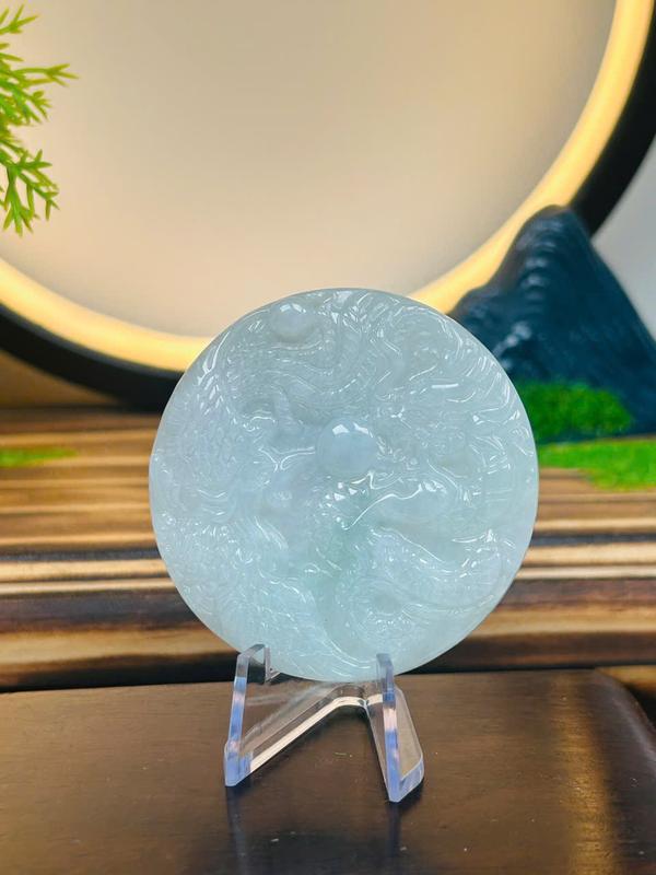 Lựa Mẫu trên live -Mặt Ngọc Cẩm Thạch Cao Cấp Tự Nhiên mang lại may mắn tài lộc bình an 4