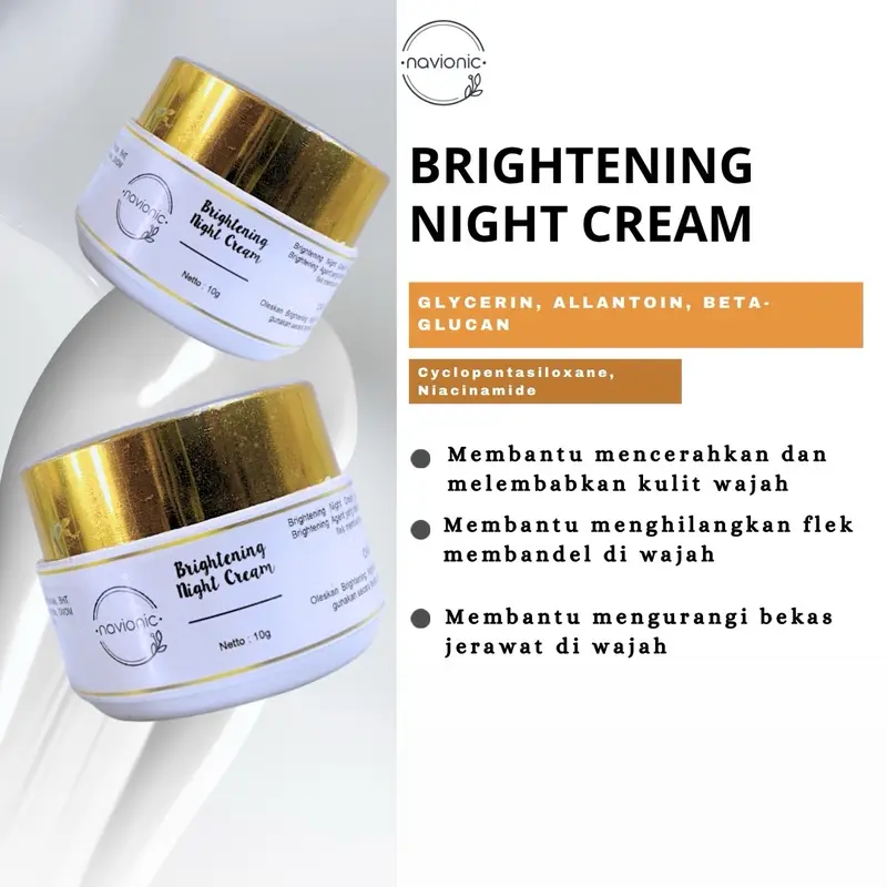 PAKET BASIC BRIGHTENING NAVIONIC 5PCS BPOM 5