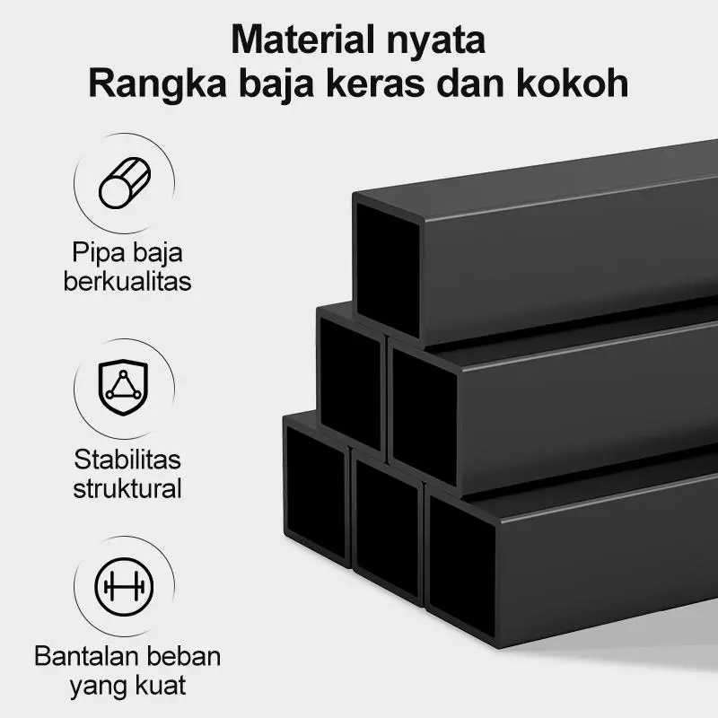 [AK]Rak besi sudut rak penyimpanan 5/6 lapis/rak penyimpanan serbaguna/rak penyimpanan rumah tangga super/rak penyimpanan komersial super besar/rak besi supermarket super besar/rak penyimpanan gudang/rak penyimpanan kamar tidur/putih/hitam 2
