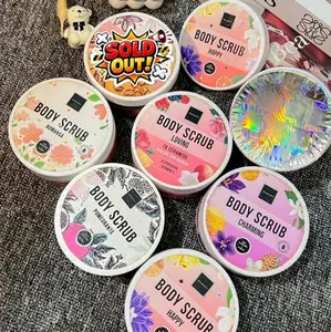 Scarlett Body Scrub 250ml [rijek kemasan] dengan Glutathione & Vitamin E Mencerahkan & Meratakan Warna Kulit Melembutkan & Mengeksfoliasi  Tubuh