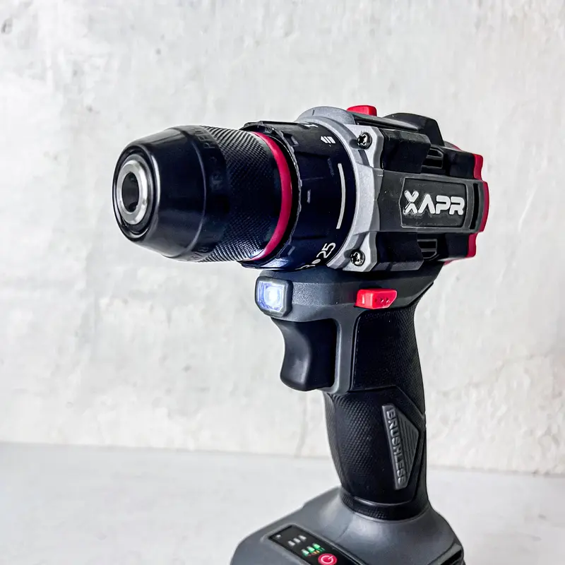 APR RAJA BOR CORDLESS BRUSHLESS TYPE AP12+ 10MM KEYLESS AUTO LOCK MESIN BOR BESI KAYU DRIVER SEKRUP DRILL 1