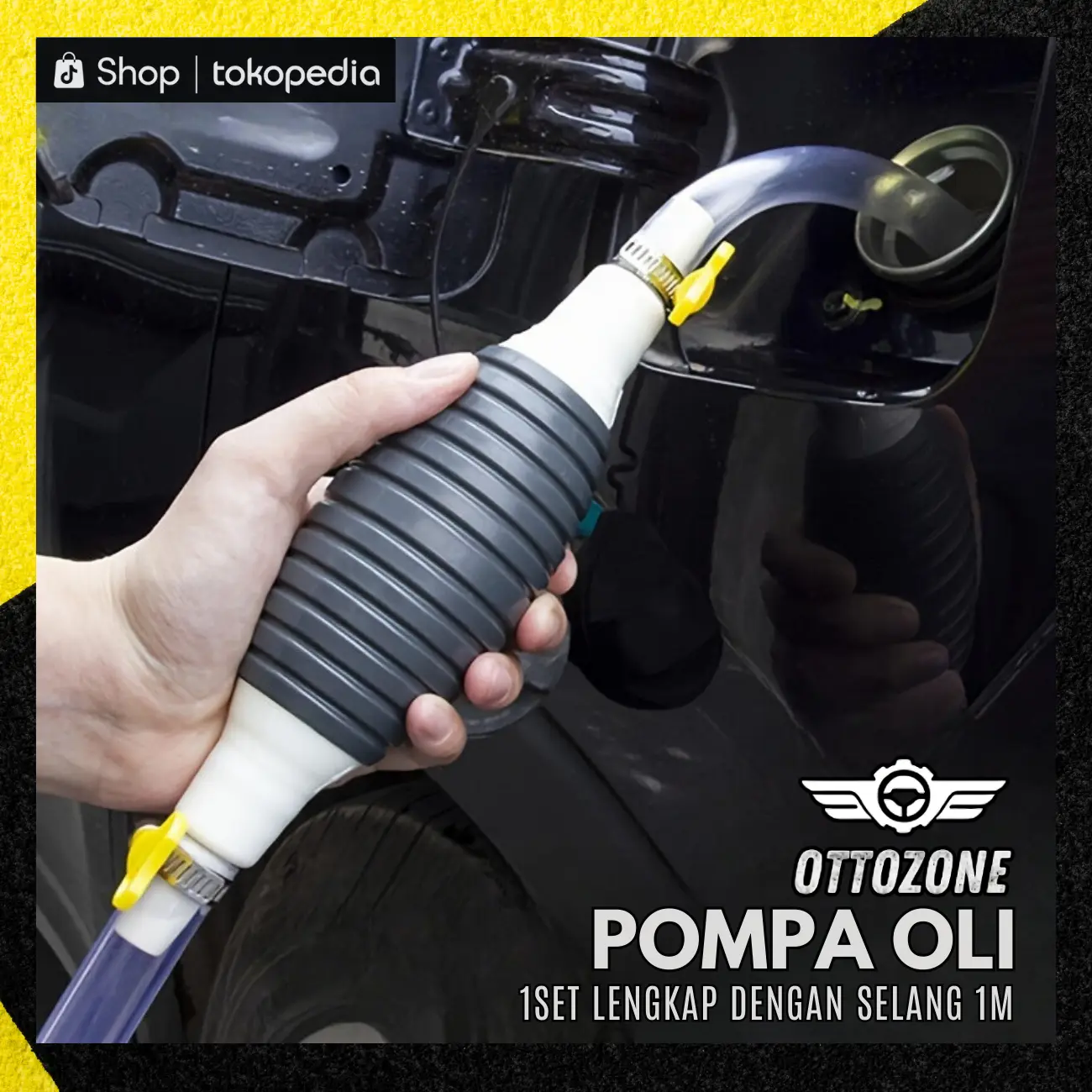 PROMO Pompa Tangan Transfer Oli Bensin Mobil Oil Selang 1M - NC02 - Motorcycle, Motor