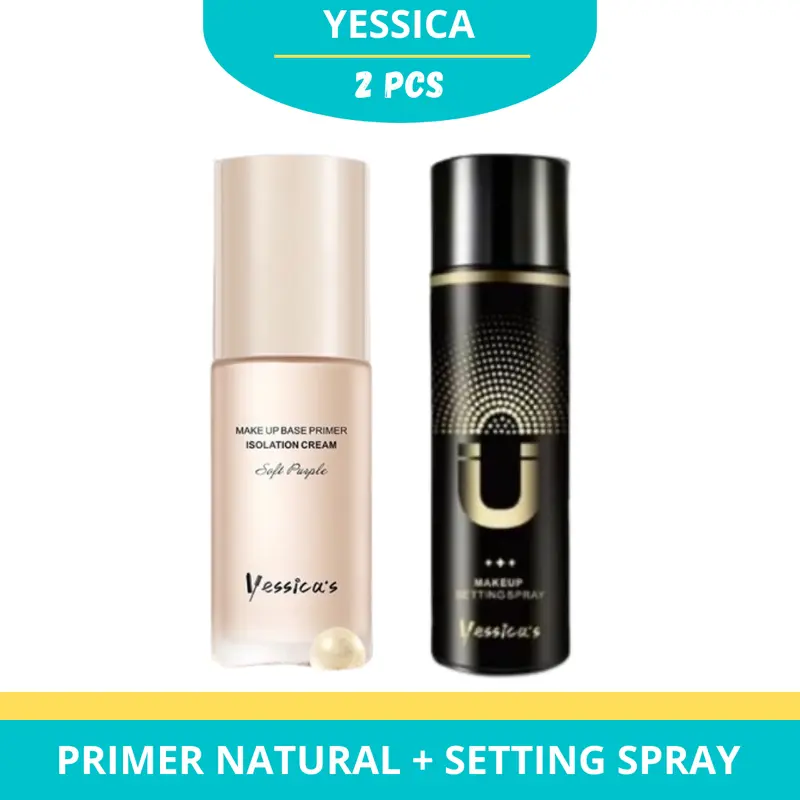 Yessica Bundling 2pcs Make Up Base Primer + Setting Spray 3